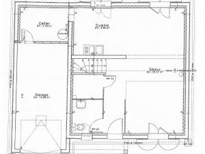 Plan maison etage t4